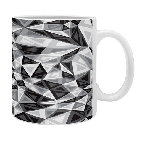 Gneural Triad Illusion Gray Coffee Mug