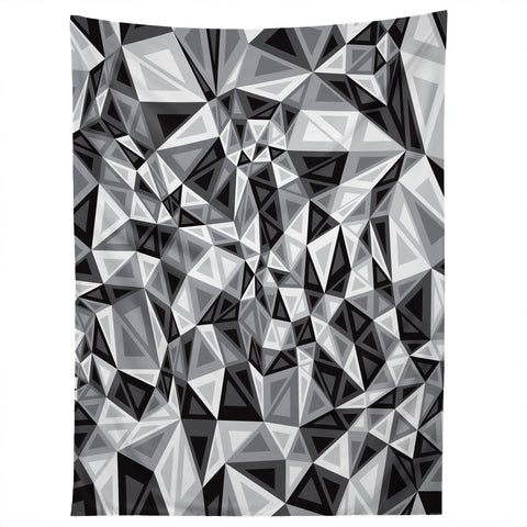 Gneural Triad Illusion Gray Tapestry