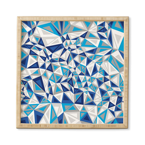 Gneural Triad Illusion Iced Framed Wall Art