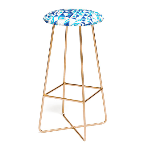 Gneural Triad Illusion Iced Bar Stool
