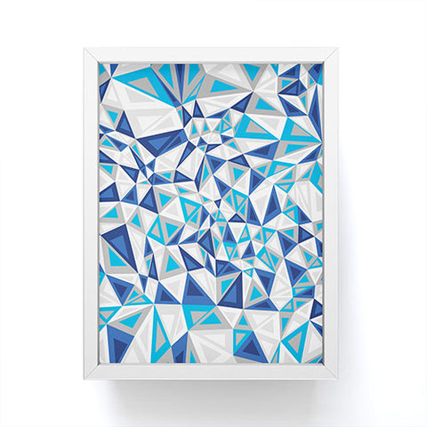 Gneural Triad Illusion Iced Framed Mini Art Print