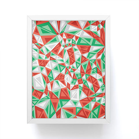 Gneural Triad Illusion Yule Framed Mini Art Print