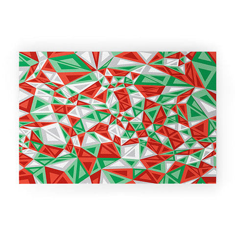 Gneural Triad Illusion Yule Welcome Mat