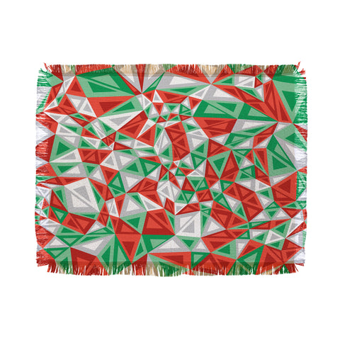 Gneural Triad Illusion Yule Throw Blanket