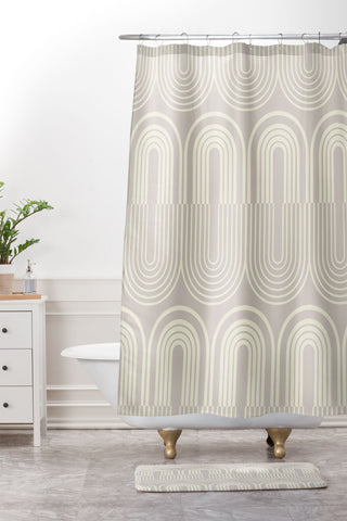 Grace Arch pattern Shower Curtain And Mat