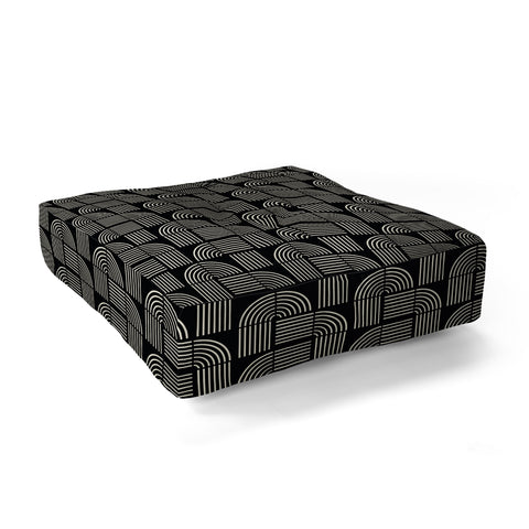 Grace Balance Lines Pattern Floor Pillow Square