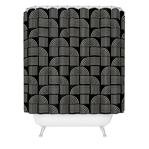 Grace Balance Lines Pattern Shower Curtain