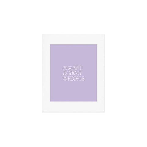 Grace Boring people Art Print