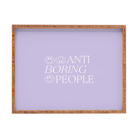Grace Boring people Rectangular Tray