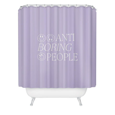 Grace Boring people Shower Curtain