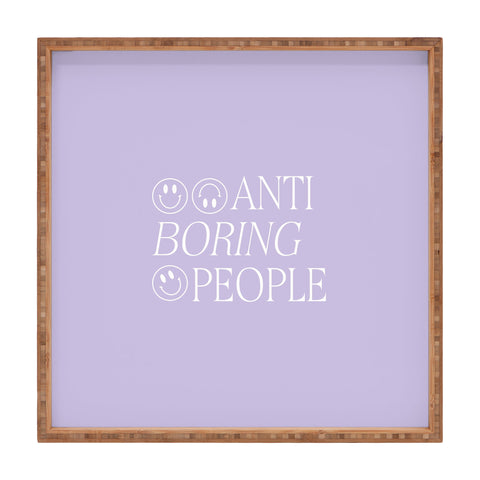 Grace Boring people Square Tray