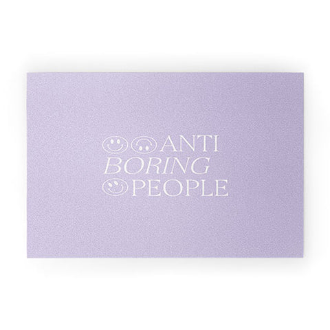 Grace Boring people Welcome Mat