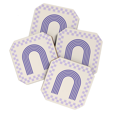 Grace Chess Rainbow Coaster Set