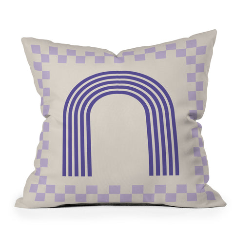 Grace Chess Rainbow Throw Pillow