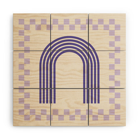 Grace Chess Rainbow Wood Wall Mural