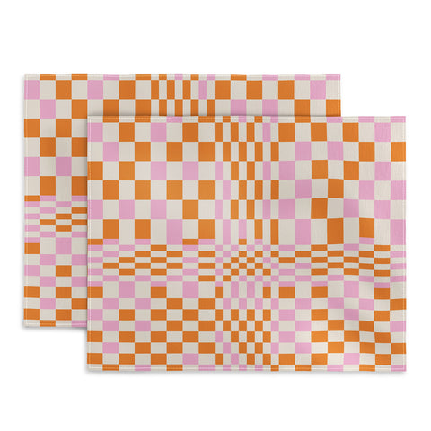 Grace Colorful Checkered Pattern Placemat