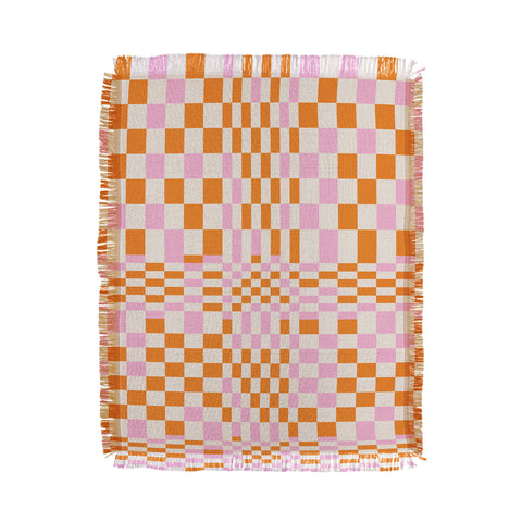 Grace Colorful Checkered Pattern Throw Blanket