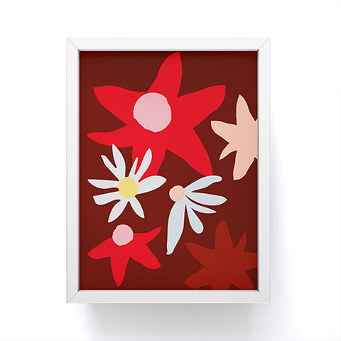 Grace Fall flowers I Framed Mini Art Print