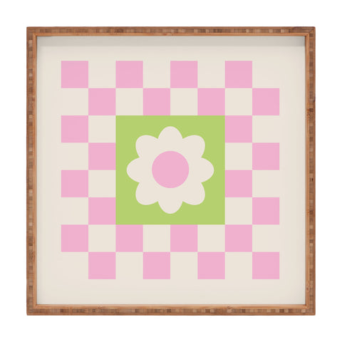Grace Flower Power I Square Tray