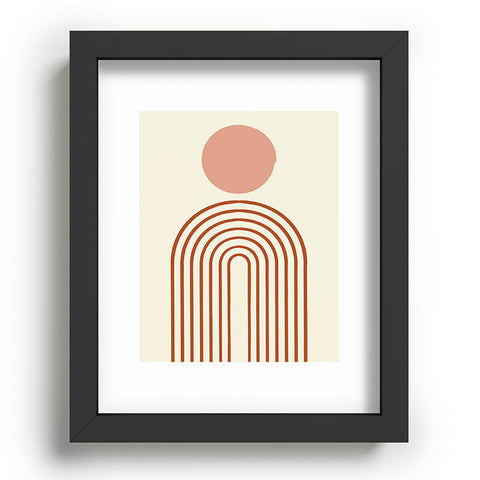 Grace Full moon rainbow Recessed Framing Rectangle