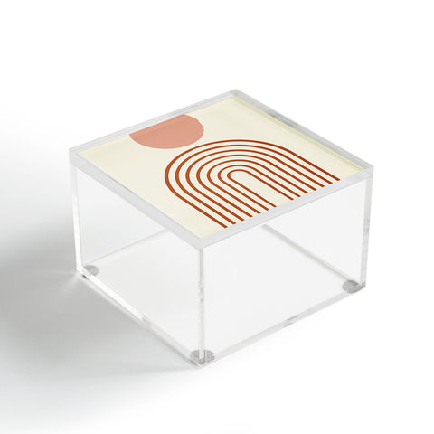 Grace Full moon rainbow Acrylic Box