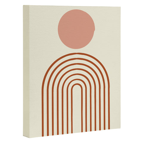 Grace Full moon rainbow Art Canvas