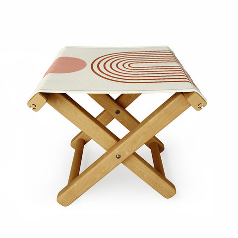 Grace Full moon rainbow Folding Stool
