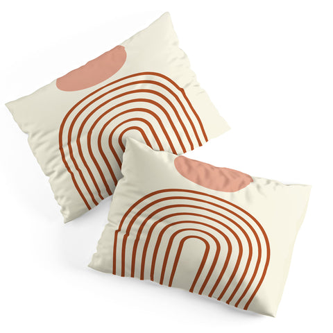 Grace Full moon rainbow Pillow Shams