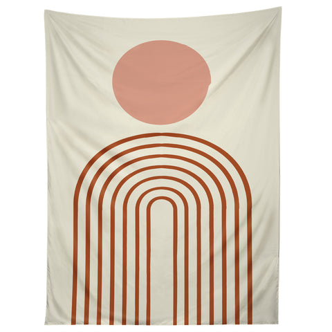 Grace Full moon rainbow Tapestry