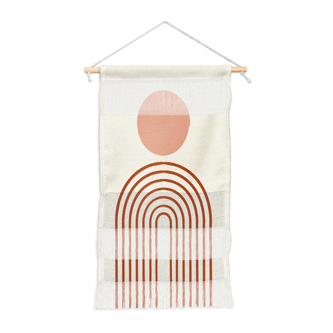 Grace Full moon rainbow Wall Hanging Portrait