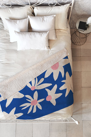 Grace Grace Garden Fleece Throw Blanket