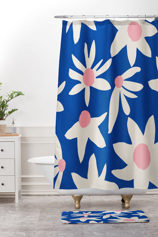 Grace Grace Garden Shower Curtain And Mat