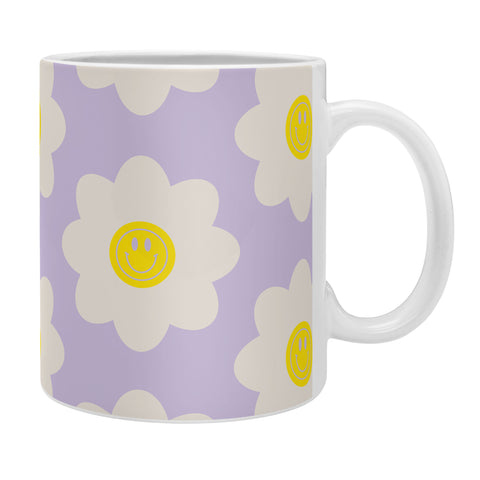 Grace Happy Flower Retro Pattern Coffee Mug
