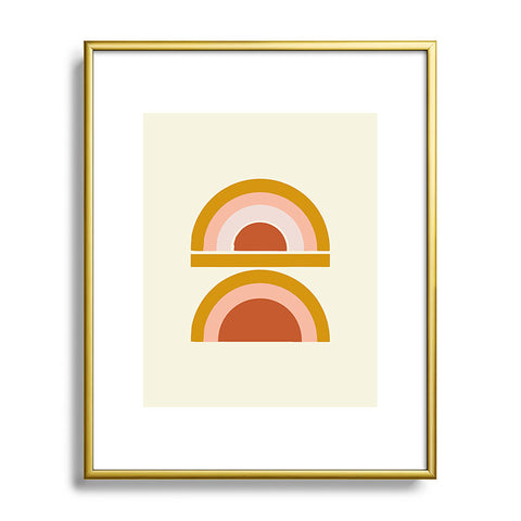 Grace Last Rainbow Metal Framed Art Print