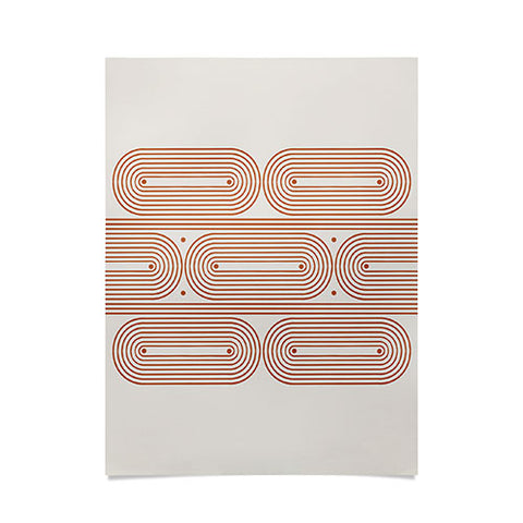 Grace Mid Century Grace Pattern Poster