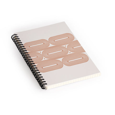 Grace Mid Century Grace Pattern Spiral Notebook
