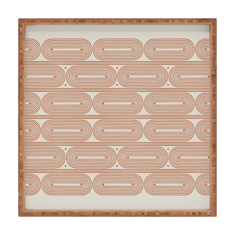 Grace Mid Century Grace Pattern Square Tray