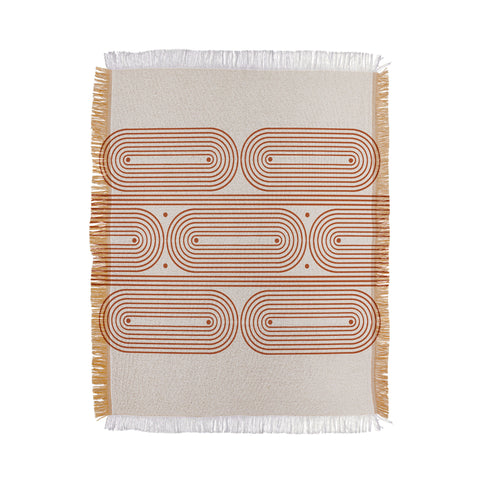 Grace Mid Century Grace Pattern Throw Blanket