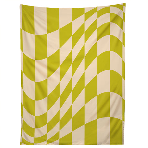 Grace Modern twenties green pattern Tapestry