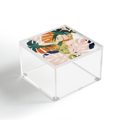 Grace Monstera Acrylic Box