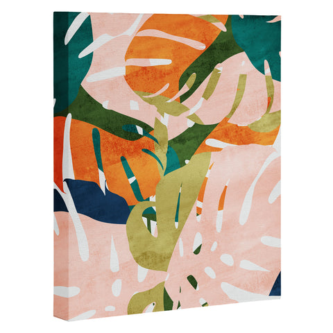 Grace Monstera Art Canvas