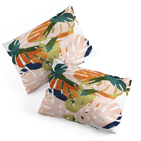 Grace Monstera Pillow Shams