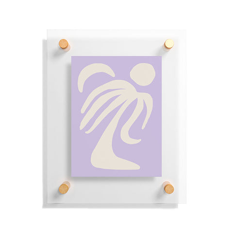 Grace Palm Lilac Floating Acrylic Print