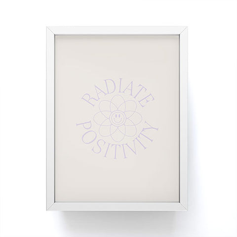Grace Radiate Positivity I Framed Mini Art Print