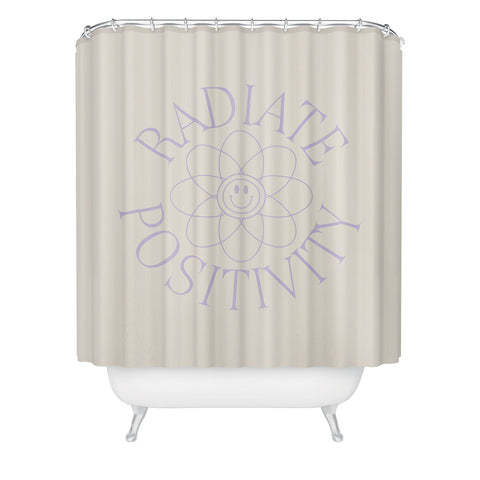 Grace Radiate Positivity I Shower Curtain