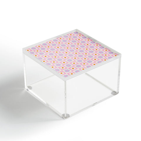 Grace Retro Flower Pattern II Acrylic Box