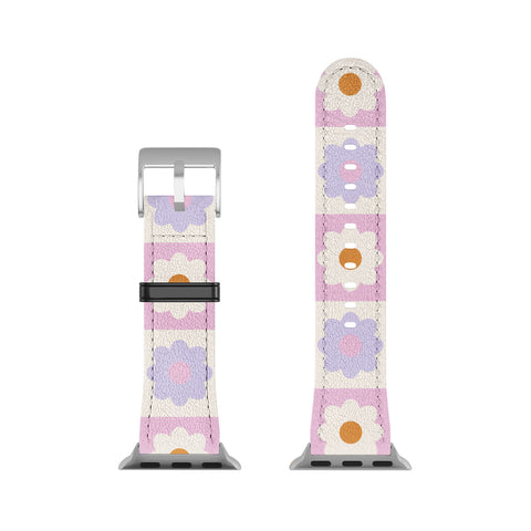 Grace Retro Flower Pattern II Apple Watch Band