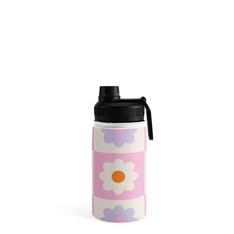 Grace Retro Flower Pattern S Water Bottle