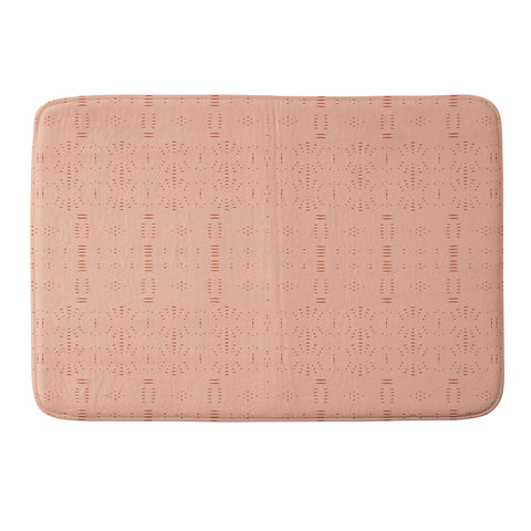 Grace Saona Pattern Pastel Memory Foam Bath Mat
