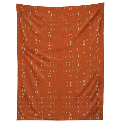 Grace Saona Pattern Terracota Tapestry